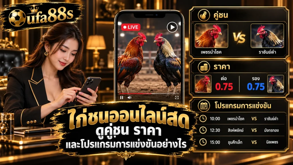 ไก่ชนออนไลน์สด