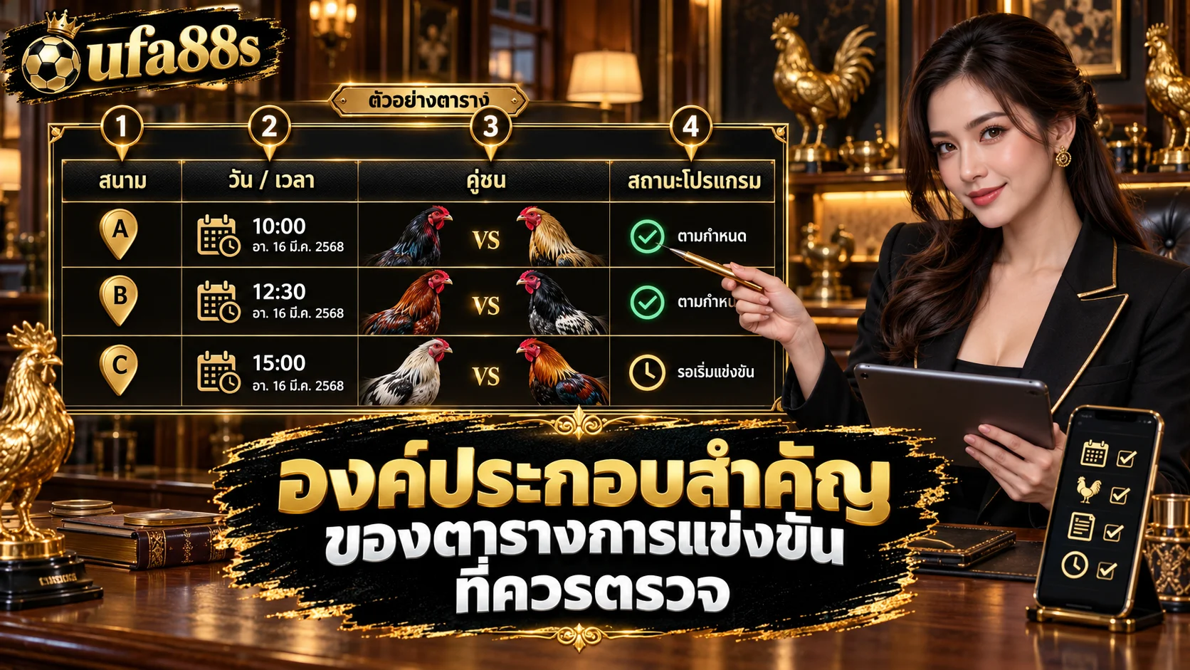 โปรแกรมไก่ชนพรุ่งนี้