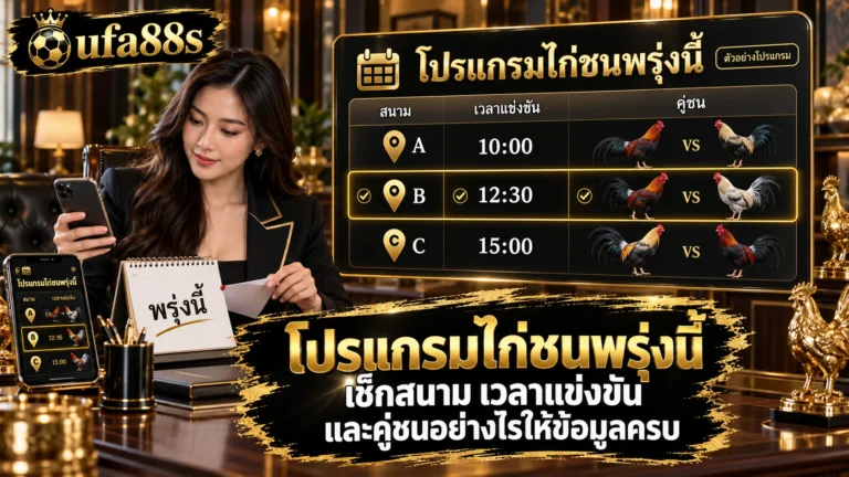 โปรแกรมไก่ชนพรุ่งนี้