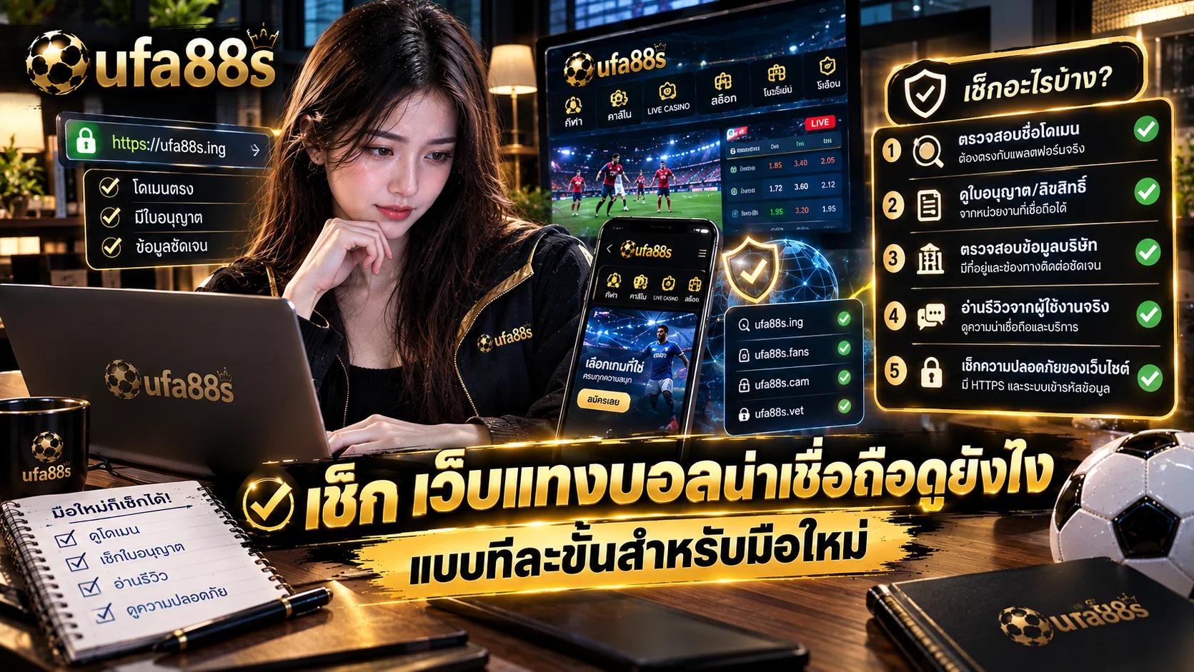 เว็บแทงบอลน่าเชื่อถือดูยังไง