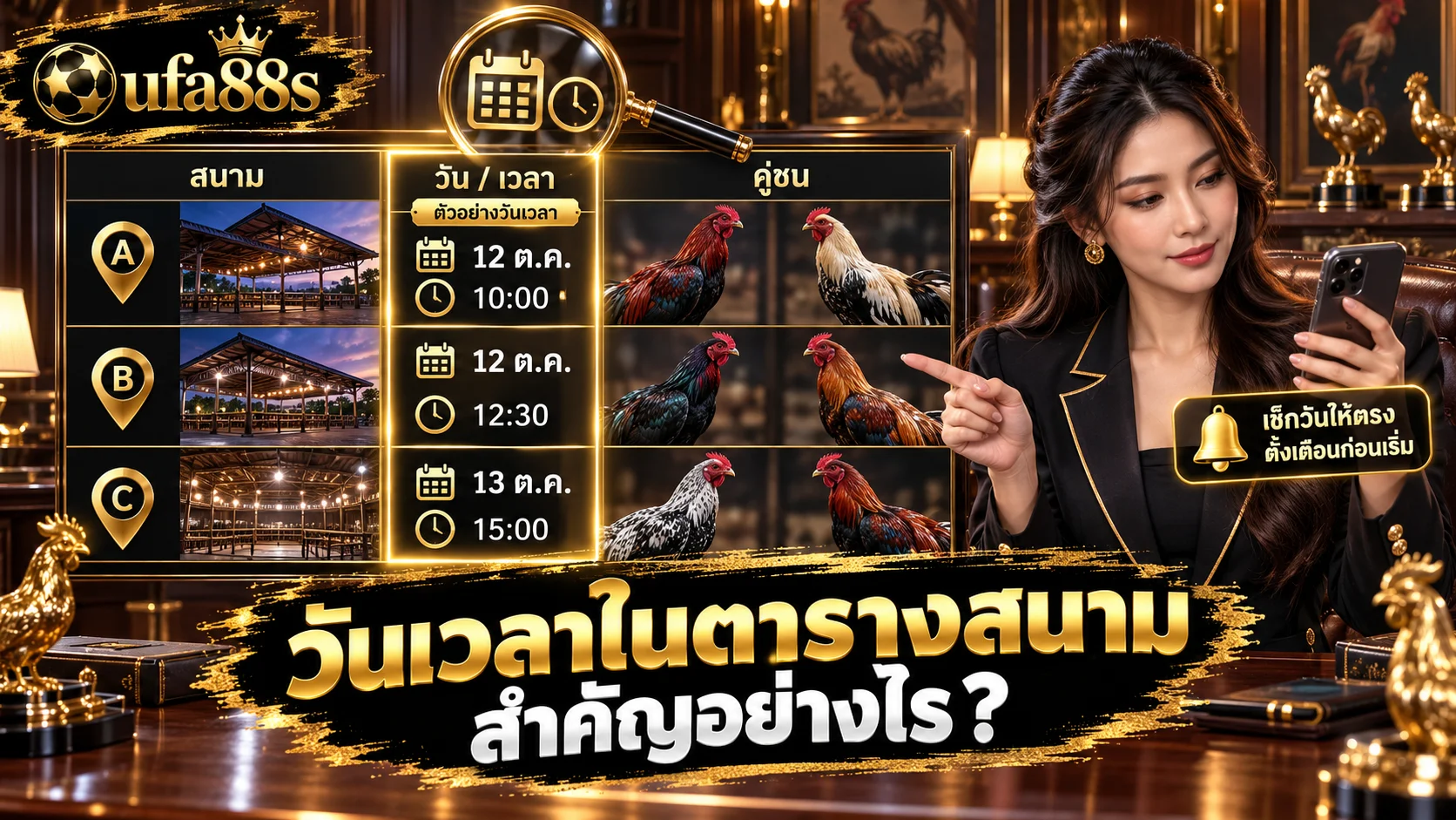 ตารางสนามไก่ชน