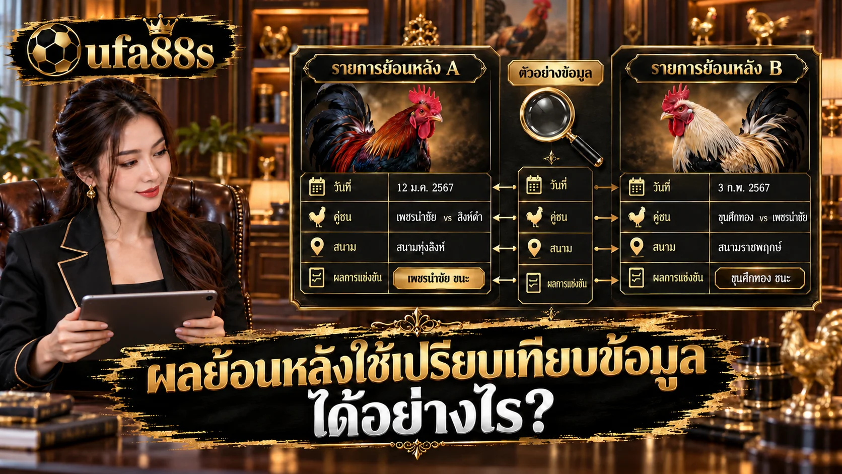 ผลไก่ชนย้อนหลัง