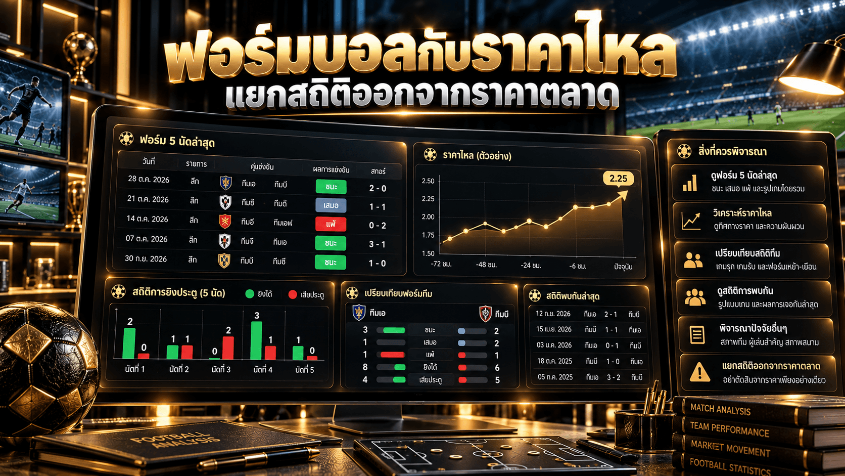 ฟอร์มบอลกับราคาไหล