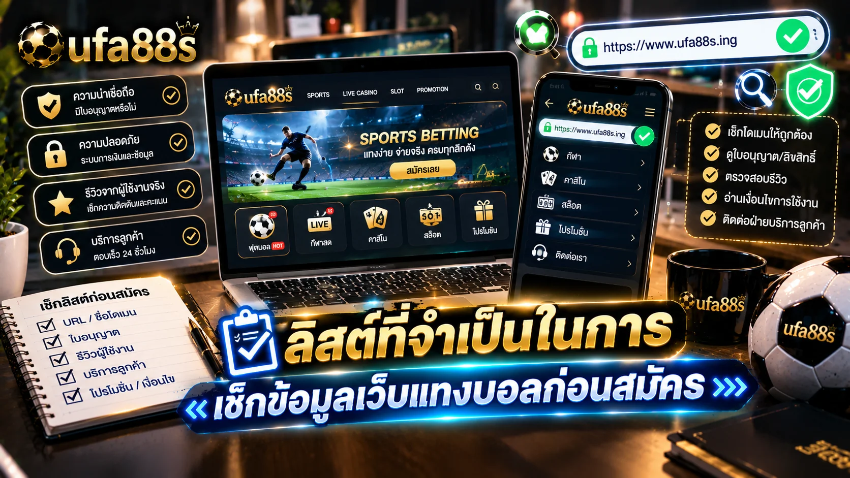 เช็กข้อมูลเว็บแทงบอลก่อนสมัคร